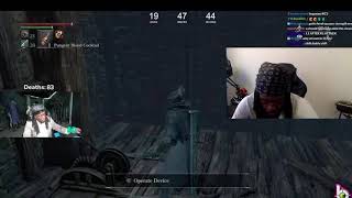 Loui Reacts To Kai Cenat Live Playing BloodBorne Marathon 100 Hours Live Reaction Video [upl. by Pendleton]