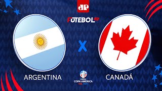 Argentina x Canadá  20062024  Copa América [upl. by Fee]