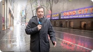 Late Night with Jimmy Fallon Hurricane Sandy Cold Open  Monologue Late Night with Jimmy Fallon [upl. by Marcella]