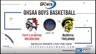 Fort Loramie at Botkins Boys Varsity Basketball 230113 [upl. by Trula339]