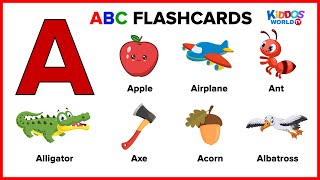 ABC Alphabet Video Chart  Learning The Letters and English Vocabulary for Preschool [upl. by Wil]