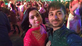 Happy dussehra  Dandiya night at Imperfecto Noida vlogwithparul [upl. by Efram]