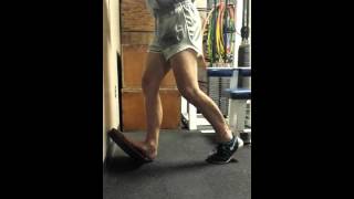 Supported Calf Stretch  Improving Dorsiflexion [upl. by Yeznil]