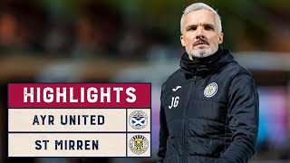 HIGHLIGHTS  Ayr United 02 St Mirren  Scottish Cup 202122 Fourth Round [upl. by Ojillib507]