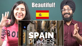 UNBELIEVABLE Indians React to Top 20 Places To Visit In Spain [upl. by Ylra948]