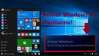 ¡Activar Windows 10 cualquier versión 20182019 Quitar marca de agua Facilicimo 1 link [upl. by Elram]