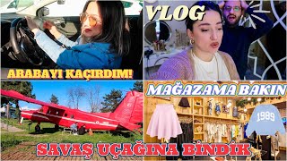 ARABAYI KAÇIRDIM SAVAŞ UÇAĞINA BİNDİK2 ARADA 1 DEREDE TEMİZLİK🧽 HEP GİTTİĞİM MAĞAZAM💖GÜNLÜK VLOG [upl. by Carina389]