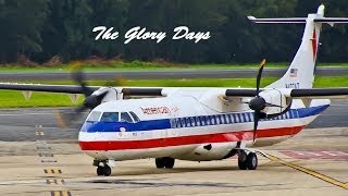 American Eagle ATR72 The Glory Days   St Kitts Airport [upl. by Shanna]