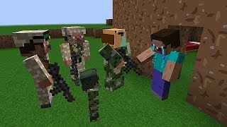 EL EJERCITO ME QUITA A MI HIJO NOOB  MINECRAFT TROLL [upl. by Gnen761]