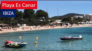 Es Canar Beach Ibiza  Playa De Es Canar Evissa [upl. by Htennaj]