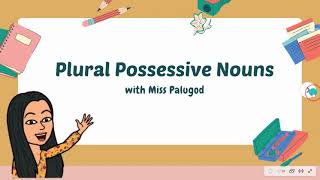 Plural Possessive Nouns [upl. by Eenafets169]