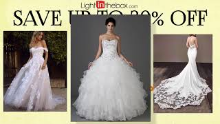 Shop all our wedding dresses in a wide selection of every style all at amazing prices [upl. by Kimmie590]