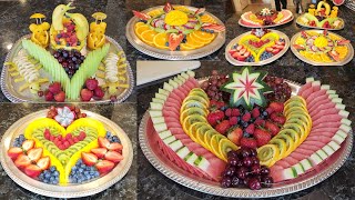 Healthy Fruit Platters 11  Party Fruit Platters  Holiday and Thanksgiving Day Fruit Platters [upl. by Airaet119]