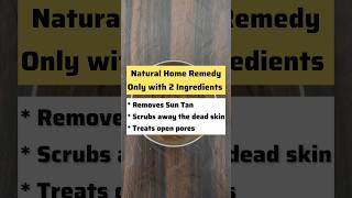 How to REMOVE SUNTAN AT HOME 🌞 Remove suntan with ONLY WITH 2 INGREDIENTS suntan youtubeshorts [upl. by Knoll]