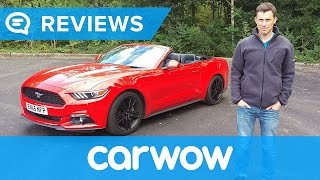 Ford Mustang Convertible 2018 indepth review  Mat Watson Reviews [upl. by Nevada267]