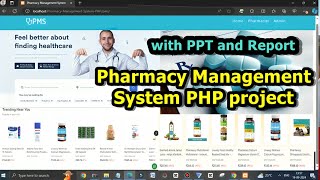 Pharmacy Management system PHP Mysql project with full Documentation  for BCA  MCA  BE  Bsc [upl. by Shelby]