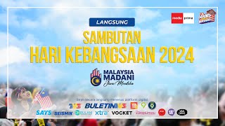 LANGSUNG Perbarisan Dan Perarakan Sambutan Hari Kebangsaan 2024  31 Ogos 2024 [upl. by Idnib]