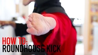 HOW TO DO A ROUNDHOUSE KICK  TECHNIQUE TUESDAY [upl. by Mckenna]