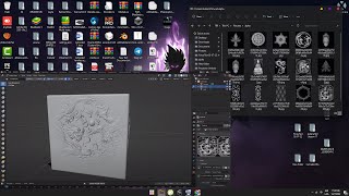 Cómo usar texturas Alpha para esculpir en Blender [upl. by Neely]