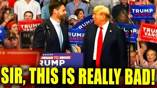 Trump LOSES MIND ON STAGE as JD Vance SCREWS THE CAMPAIGN [upl. by Arbe]