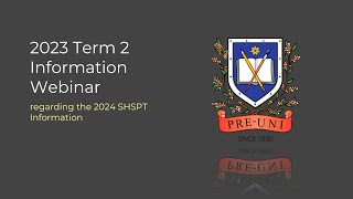 2023 Term 2 Selective High School Placement Test Information Seminar [upl. by Yajiv]