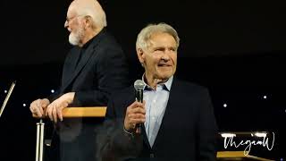 John Williams plays the quotIndiana Jonesquot theme and quotImperial Marchquot  Harrison Ford appears [upl. by Bremen]