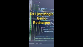 C Linq expression using Resharper programmer programming c bstech [upl. by Luben121]