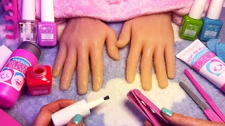 ASMR Realistic Toy Manicure RP Whispered [upl. by Eldnek]