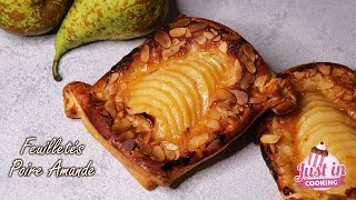 Recette de Feuilletés Poire Amande [upl. by Notterb]