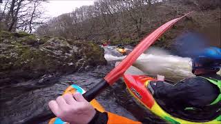 Wombourne Kayak Club Afon Vyrnwy Sat 22nd Jan 2022 [upl. by Kahle]