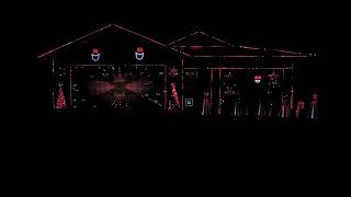 Christmas Light Show 2023  Star Wars Imperial March x Carol of the Bells [upl. by Annahc]