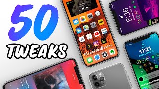 Top 50 BEST iOS 135 Jailbreak Tweaks for iOS 13 GET iOS 14 w Cydia Tweaks [upl. by Enelyad]