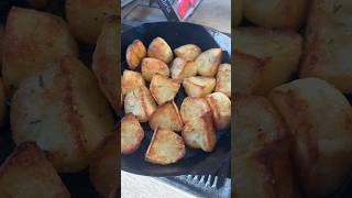 British roast potatoes recipe cooking cookingchannel food easyrecipe dinner potato [upl. by Chery724]