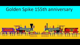 Golden Spike 155th anniversary celebration [upl. by Babbette]