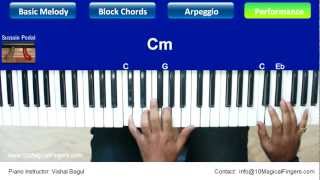 Samjhawan Humty Sharma Ki Dulhaniya Piano Tutorial by Vishal Bagul [upl. by Sardella]