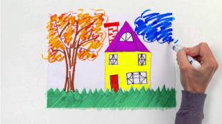 Crayola UltraClean Washable Markers Demo [upl. by Pavla]