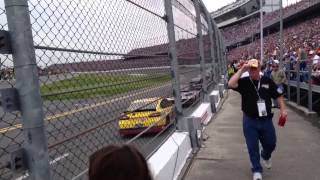 Daytona 500 Close up Along Wall an Fence Speed [upl. by Eibbed576]