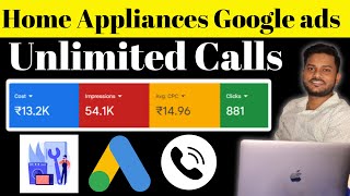 Easy Setup For Home Appliances Google ads  Google ads for home appliances  Home appliances ads [upl. by Alyk141]