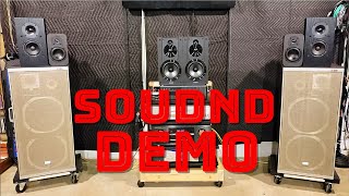 Micca RB42 Sound Demo amp Comparison vs Pioneer SPBS22LR vs Sony SSCS5 vs [upl. by Atinaw]