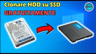 CLONARE HDD su SSD con un programma semplice e gratuito [upl. by Kirat877]