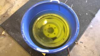 Oxalic Acid wheel rim rust removal [upl. by Hartmann860]