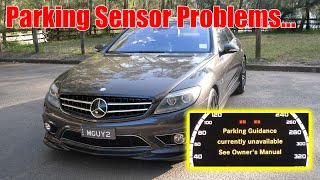 MercedesBenz CLClass and SClass Parktronic Problems Explained  MGUY [upl. by Adnav]