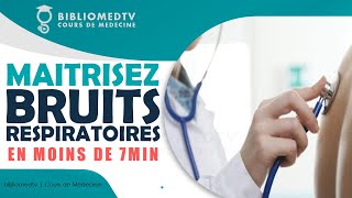 Cours de Pneumologie  Les Bruits Respiratoires [upl. by Pudendas]