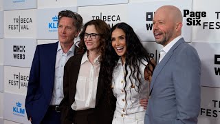 Demi Moore Jon Cryer Andrew McCarthy and more hit the red carpet for Brats premiere [upl. by Idona505]