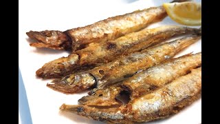 香煎多春魚  用這個方法除內臟，食得安心 Fried Capelin [upl. by Wina]