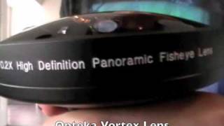 Opteka Vortex Fisheye Lens 02x first ever video [upl. by Aloiv]