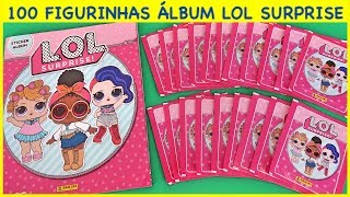 ABRINDO 100 FIGURINHAS ÁLBUM LOL SURPRISE  NICOLE DUMER [upl. by Janis]