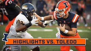 Toledo at Illinois  Highlights  Big Ten Football  Sep 2 2023 [upl. by Nnylcaj]