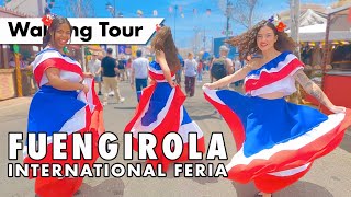 Fuengirola feria walk  Spring 2023  La Feria Internacional de los Países 4K immersive virtual tour [upl. by Adle828]