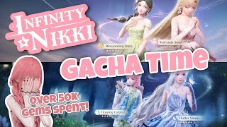 ⭐ Infinity Nikki ⭐ GACHAS  spending 50k diamonds [upl. by Nosylla]